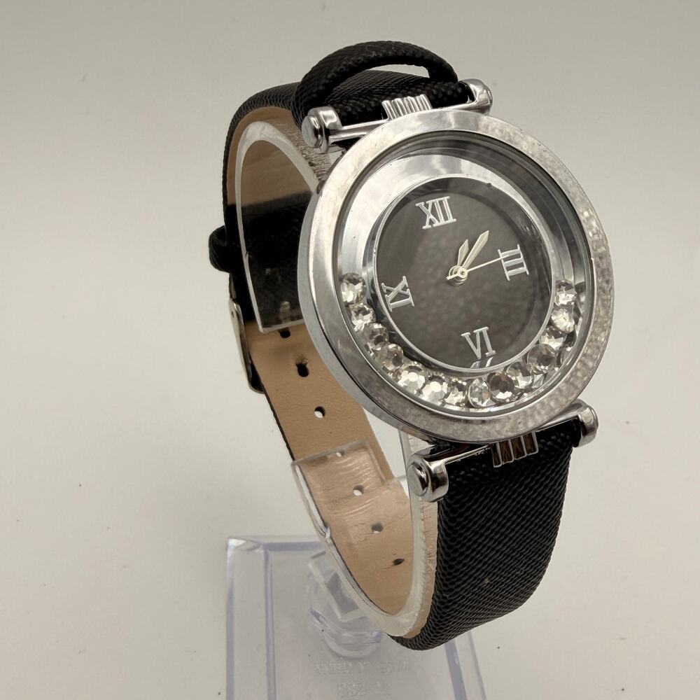 New Unbranded Ladies Floating Crystal Quartz Fashion Watch Working New Battery